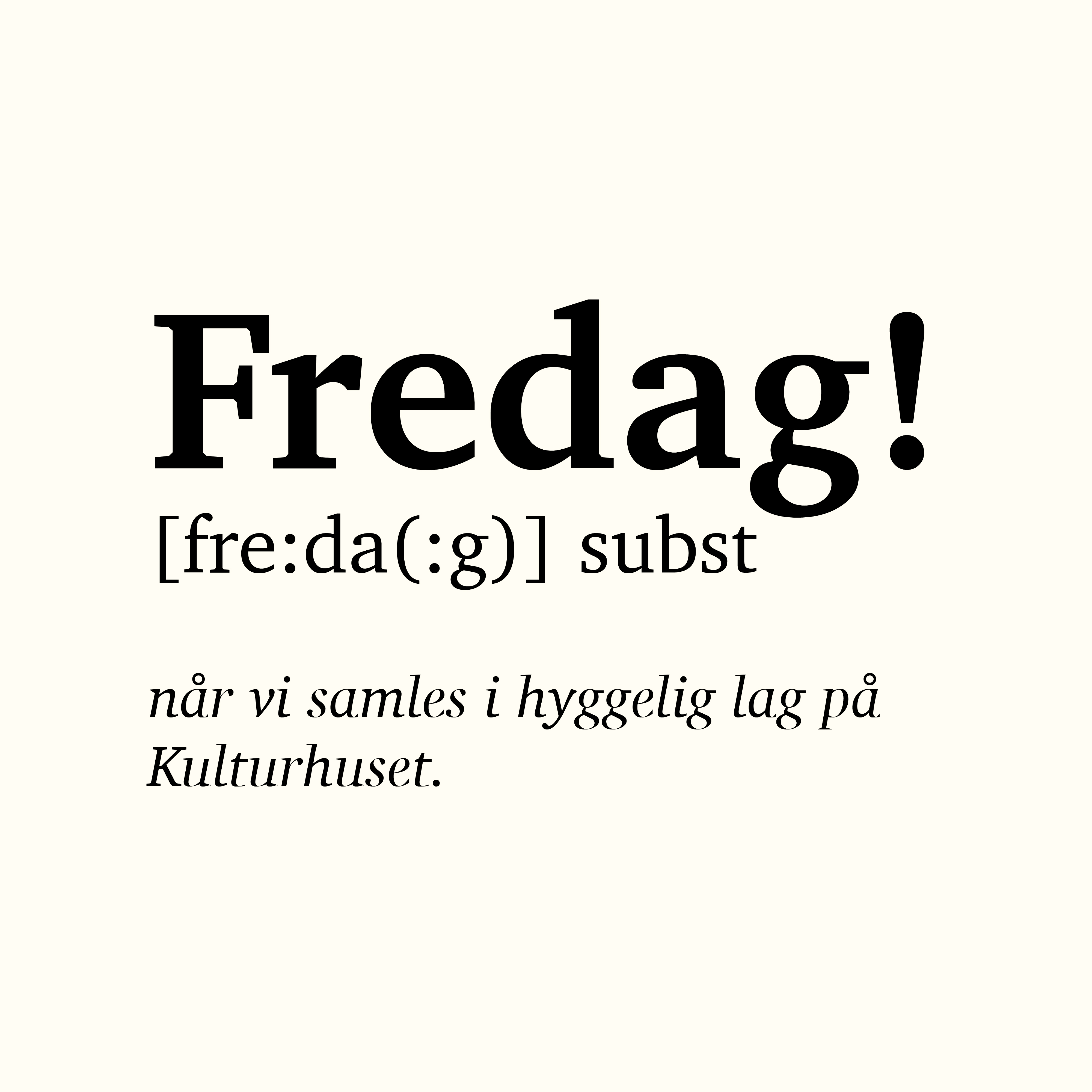 Fredag! med Jam