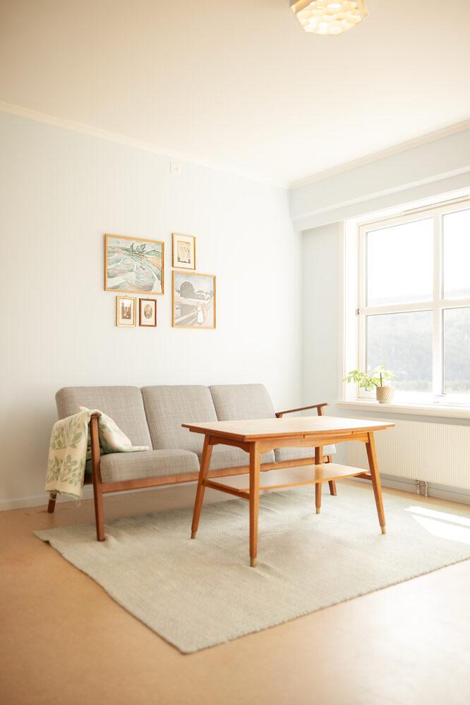Bilde fra en av leilighetene på Singsås bo- og dagsenter. Foto: Astrid Wolden/Nordic Design Crew