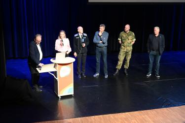 Bilde panel av beredskapsfolk