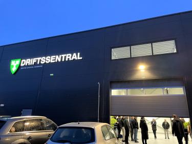 Bilde av den nye driftssentralen på Moøya