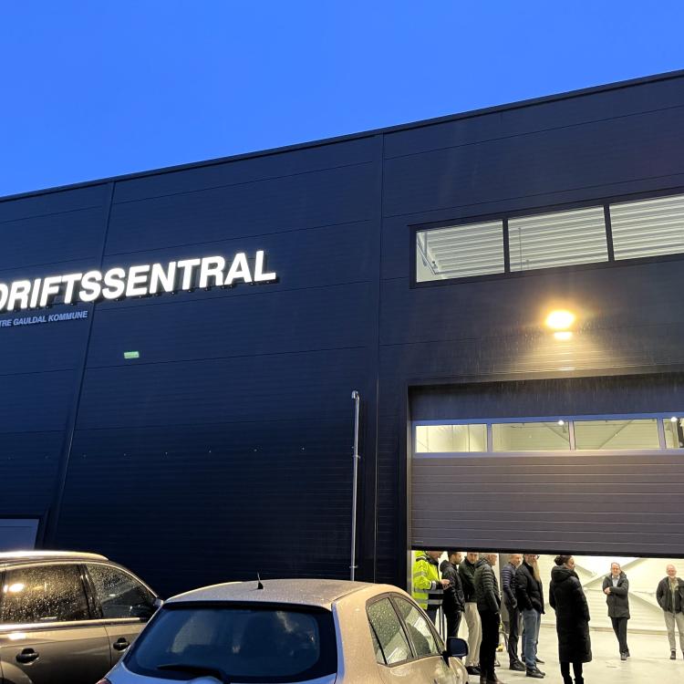 Bilde av den nye driftssentralen på Moøya