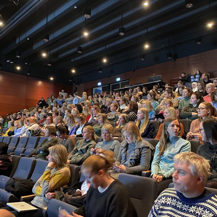 Bilde fra fagdagen for barn og unge som pårørende onsdag 29. november. 