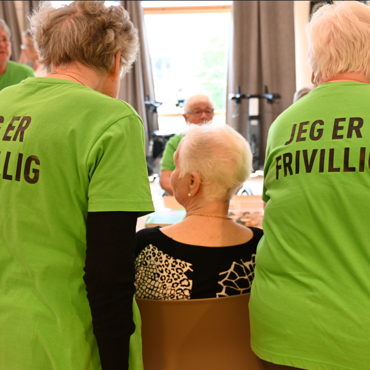 bilde av frivillig person