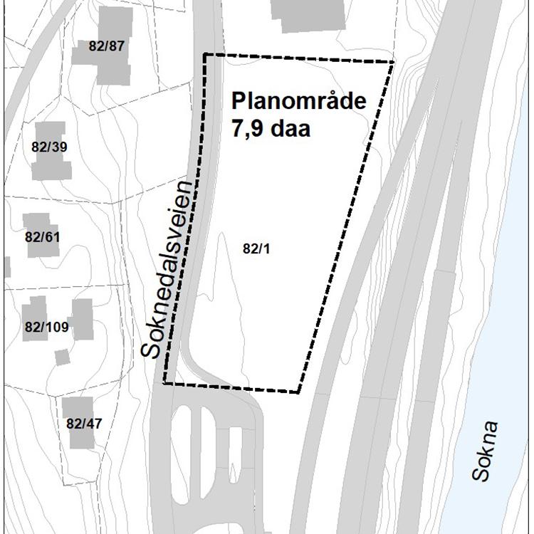 Kart over planområdet