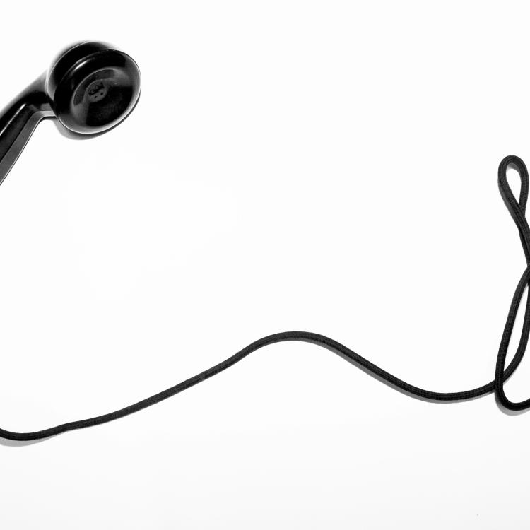 telefon med ledning